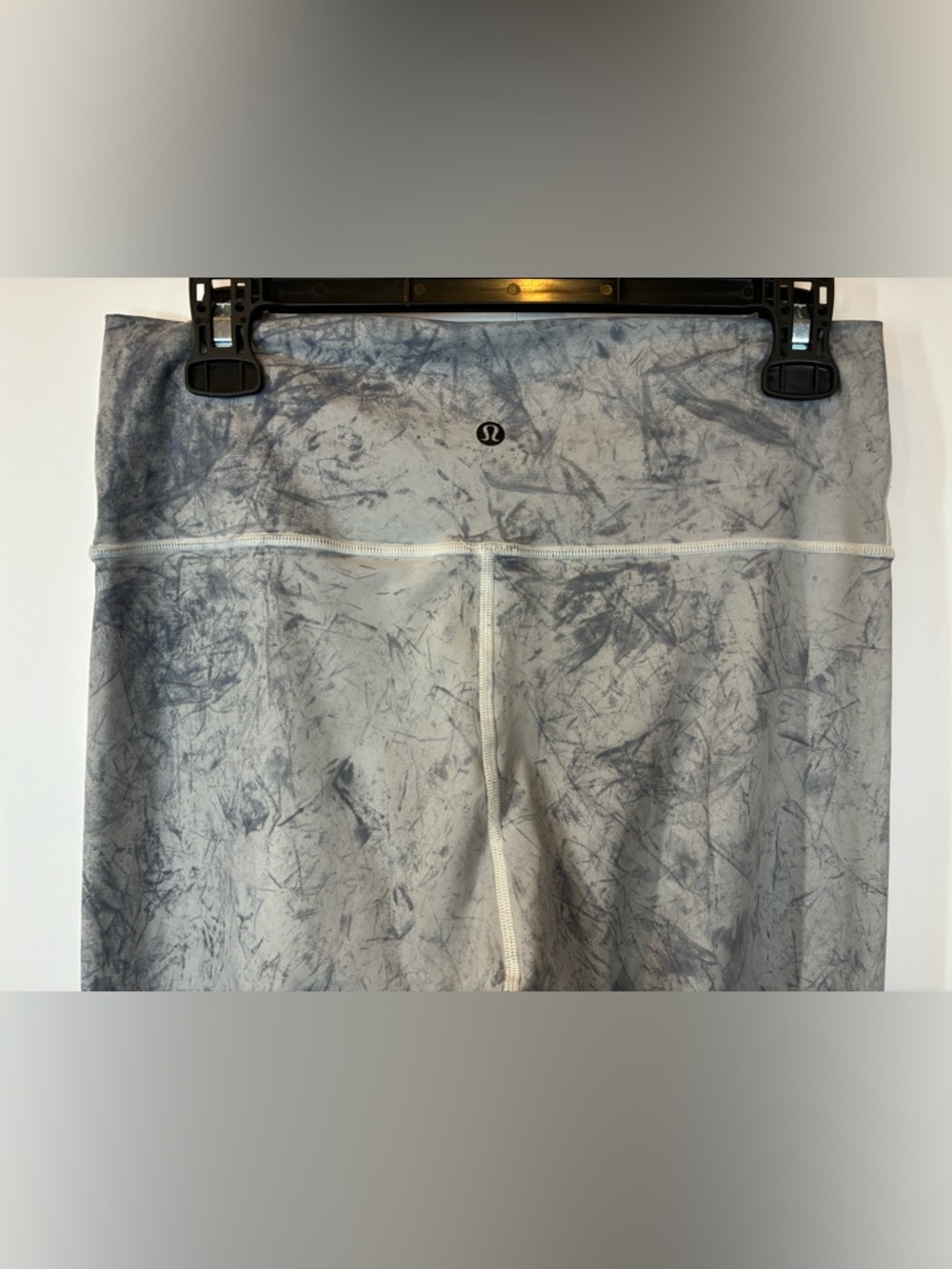 Lululemon Wunder Under High Rise Leggings Gray Marble Print Size Approx M (29”) - Picture 5 of 8